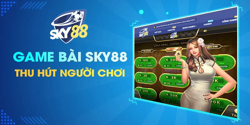 Sảnh game bài và quay số thú vị